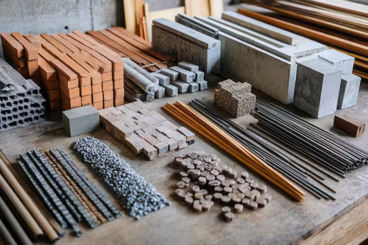Building Materials: Types, Facts ,Uses, Selection, and Modern Trends